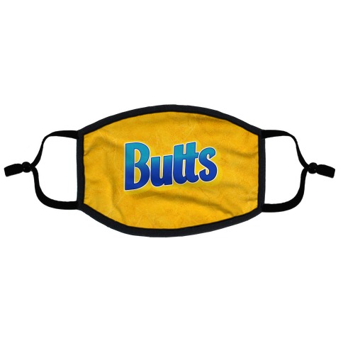 Butts Candy Logo Flat Face Mask