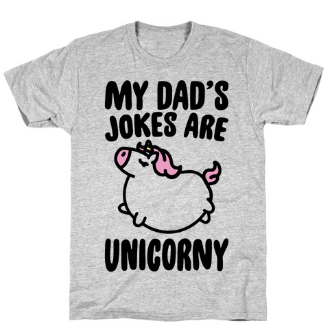My Dad's Jokes Are Unicorny Baby Onesie T-Shirt