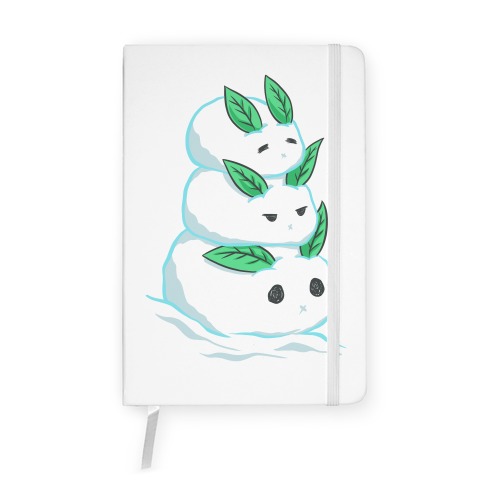 Stacked Snow Bunnies Notebook