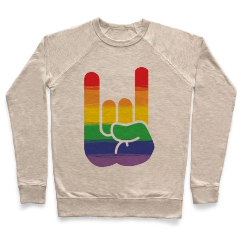 Rock On Gay Pride Pullover
