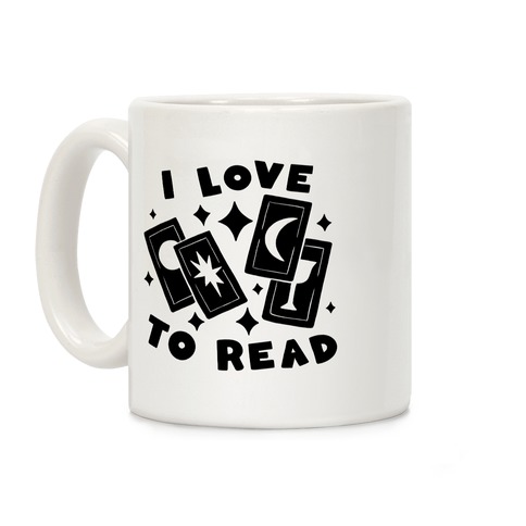 I Love To Read Tarot Coffee Mug
