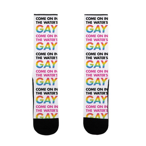 Come On In The Water's Gay Sock