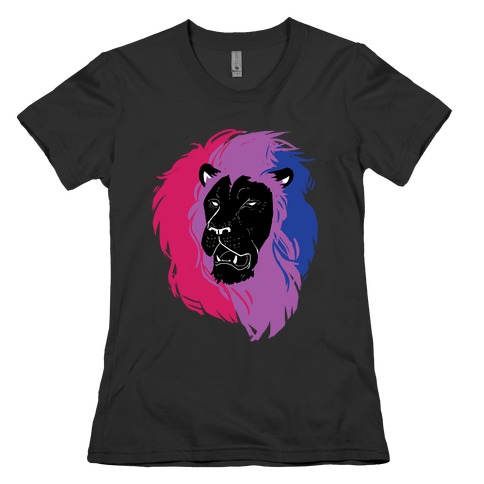 Bisexual Lion Pride Womens T-Shirt