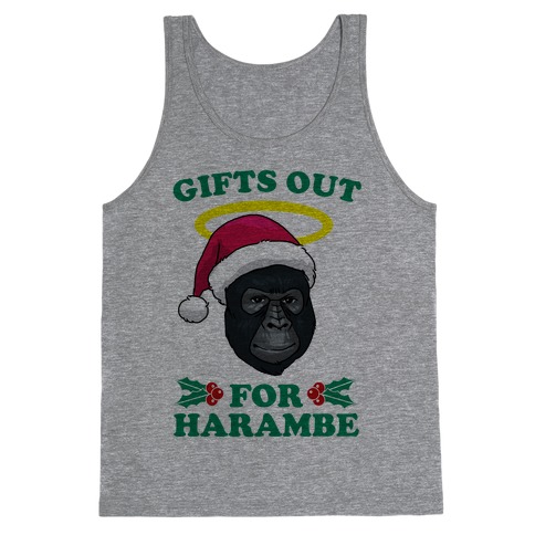 Gifts Out for Harambe Tank Top
