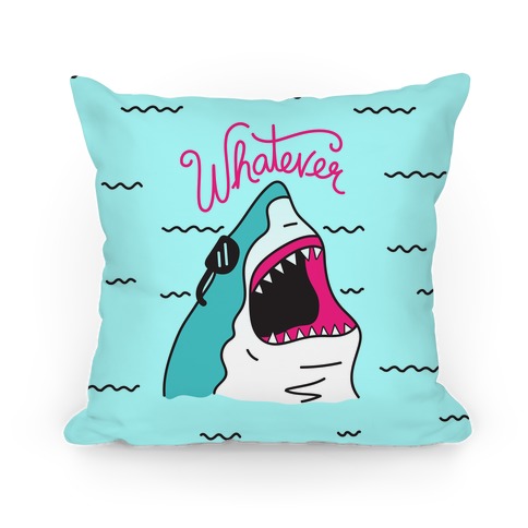 Whatever Shark Pillow
