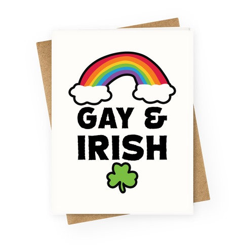 Gay & Irish Greeting Card