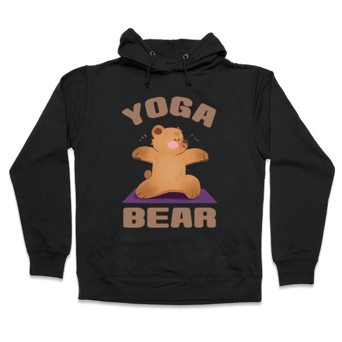 Yoga Bear Hooded Sweatshirt
