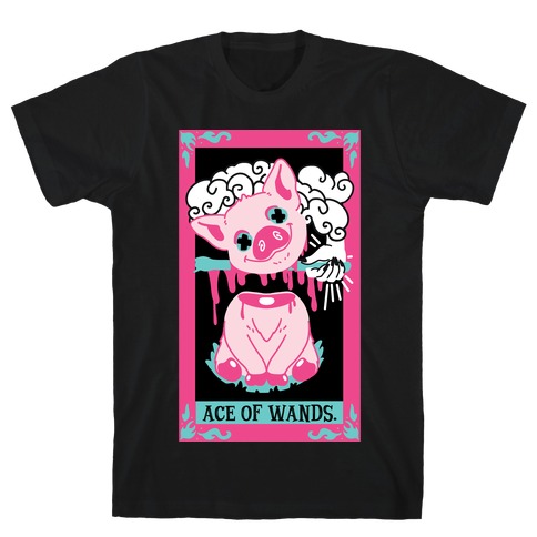 Creepy Cute Tarots: Ace of Wands T-Shirt