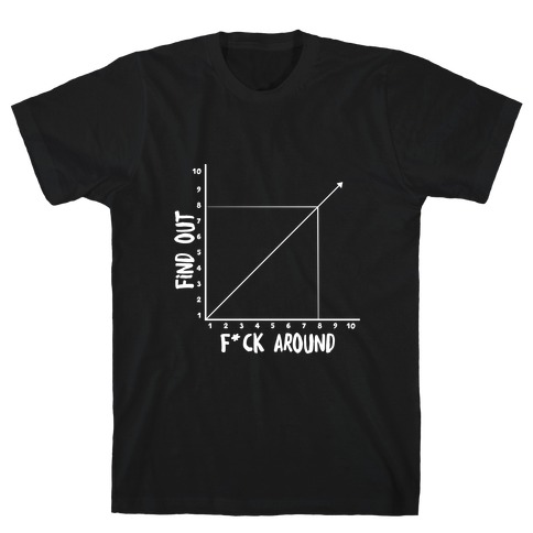 F*** Around and Find Out - Graph (Censored) T-Shirt