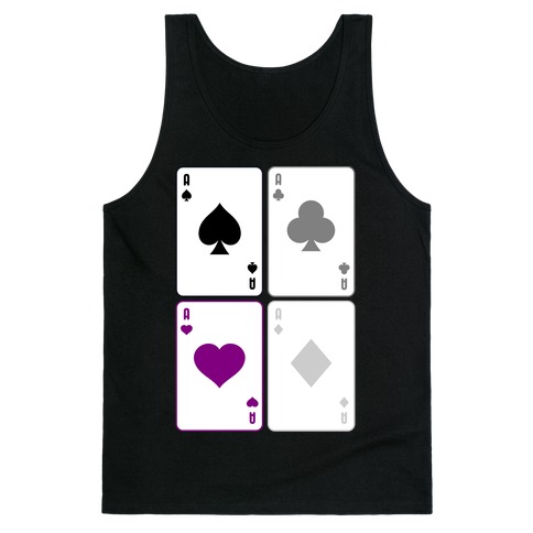 Asexual Aces Pattern Tank Top