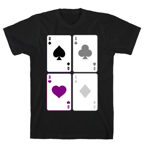 Asexual Aces Pattern T-Shirt
