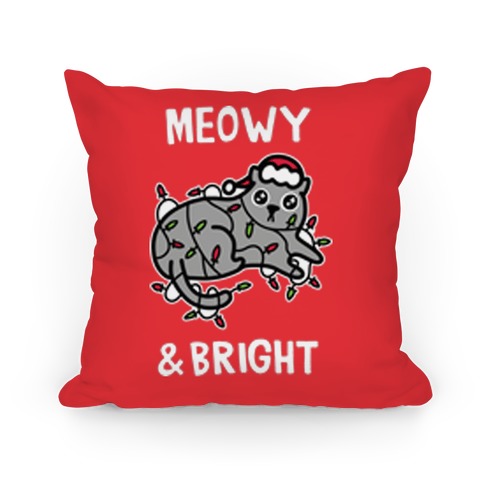 Meowy & Bright Pillow