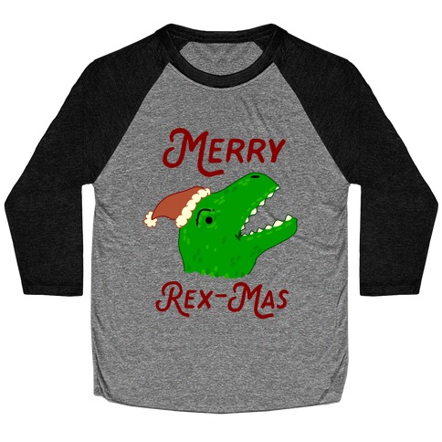 Merry Rex-mas Baseball Tee