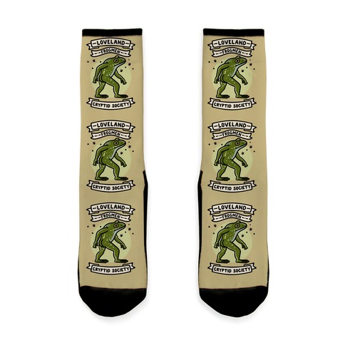 Loveland Frogmen Cryptid Society Sock