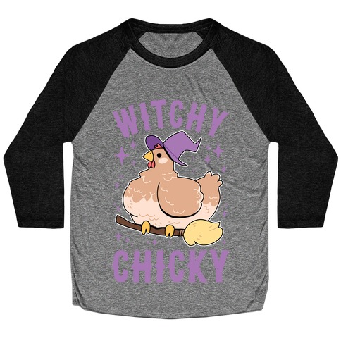 Witchy Chicky Baseball Tee