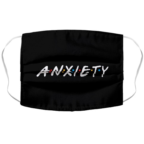 Anxiety Acquaintances Accordion Face Mask