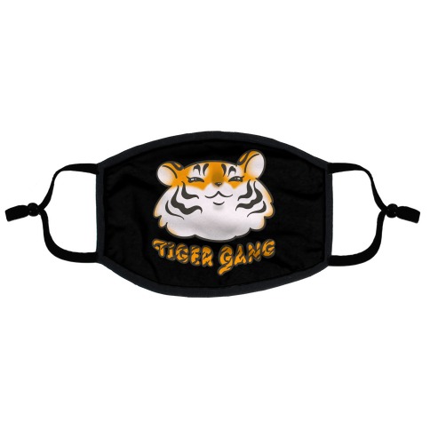 Tiger Gang Flat Face Mask
