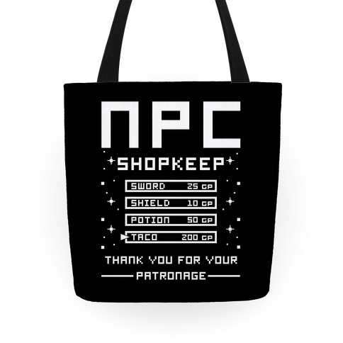 NPC ShopKeep Tote