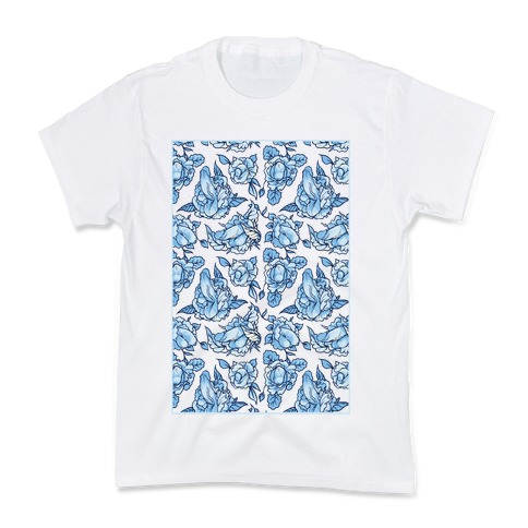 Floral Penis Pattern Kids T-Shirt