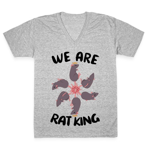 We Are Rat King V-Neck Tee Shirt