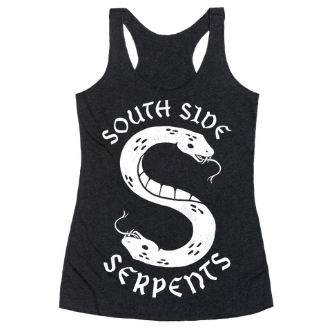 South Side Serpents Minimal Vintage Aesthetic Racerback Tank Top