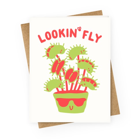 Looking Fly Greeting Card