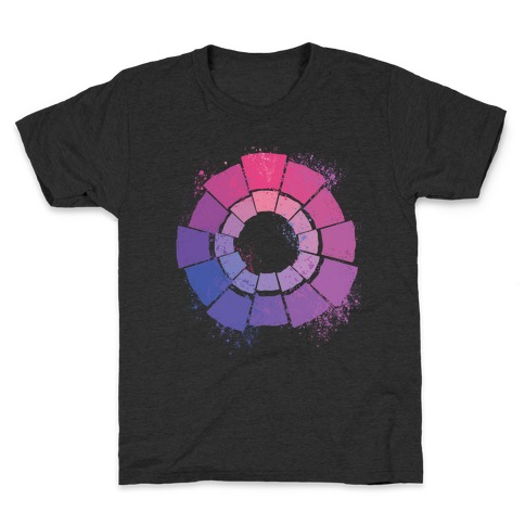 Bi Pride Color Wheel Kids T-Shirt