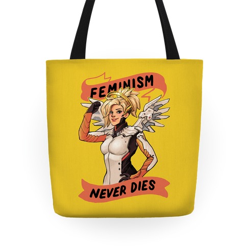 Feminism Never Dies Mercy Parody Tote