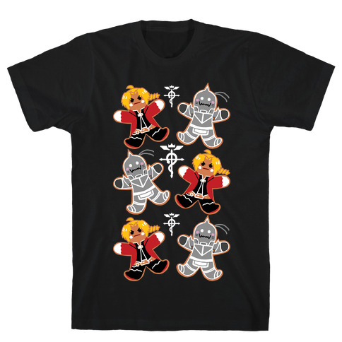 Fullmetal Alchemist Gingerbread Men T-Shirt