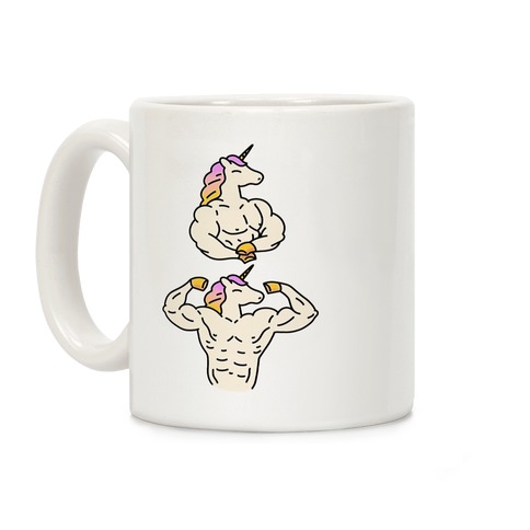 Majestic Buff Unicorn Coffee Mug