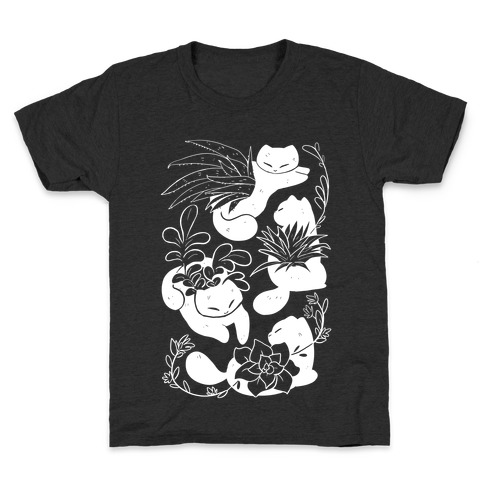 Succulent Cats Kids T-Shirt