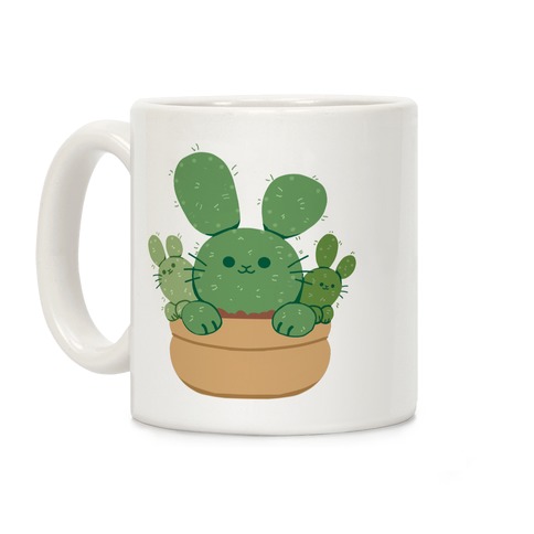 Bunny Ear Cactus Coffee Mug