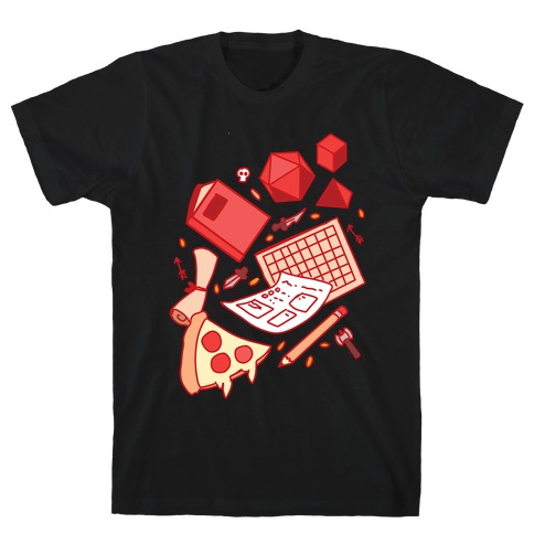 Tabletop RPG pattern T-Shirt