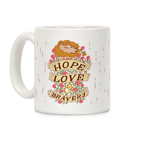 Hope Love & Bravery Coffee Mug