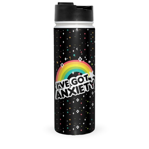 I've Got Anxiety Rainbow Travel Mug