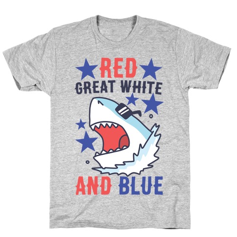 Red, Great White and Blue T-Shirt