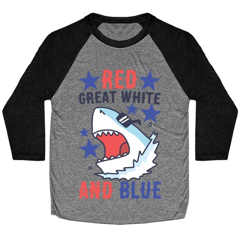 Red, Great White and Blue Baseball Tee