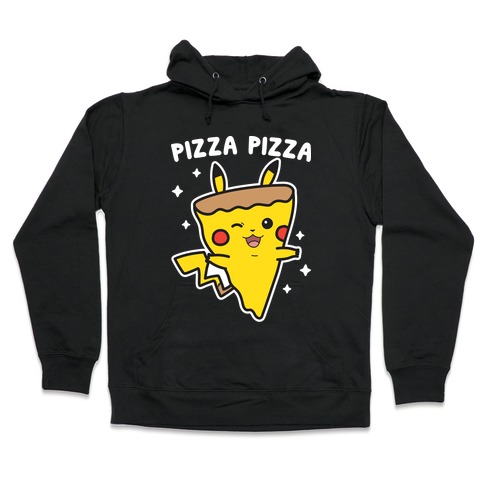 Pizza Pizza Pikachu Parody Hooded Sweatshirt