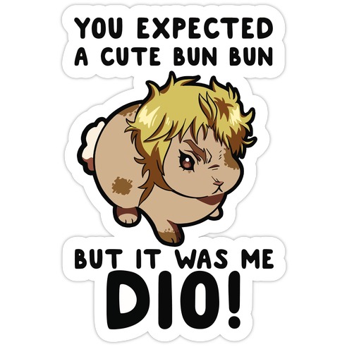 https://images.lookhuman.com/render/standard/eW7XLuCPqOriFJEWCtHLngyGbfvhCTb8/diecut-whi-sm-t-you-expected-a-cute-bun-bun-but-it-was-me-dio.jpg