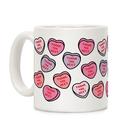 Thank You Next Candy Hearts Coffee Mug