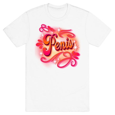 Penis Airbrush T-Shirt