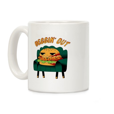 Veggin' Out Veggie Burger Coffee Mug