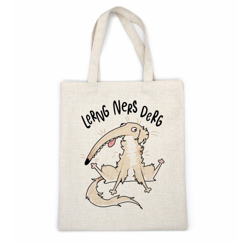 Derpy Dog Borzoi Lerng Ners Derg Casual Tote