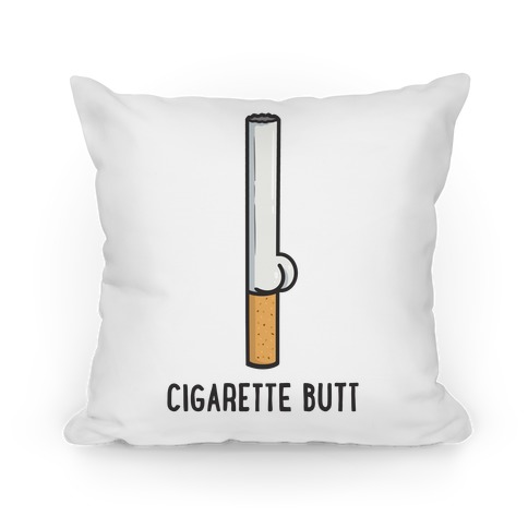 Cigarette Butt Pillow