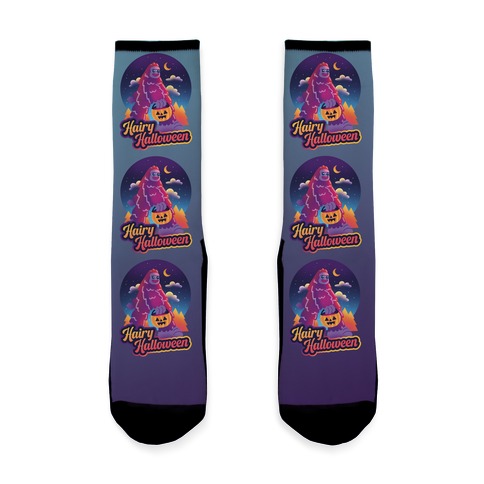 Hairy Halloween 90's Bigfoot Sock