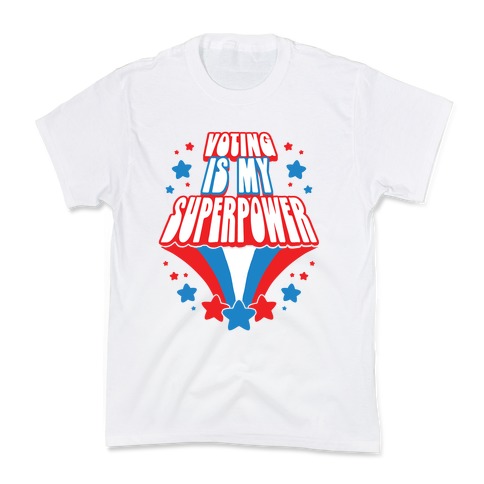 Voting Is My Superpower Kids T-Shirt