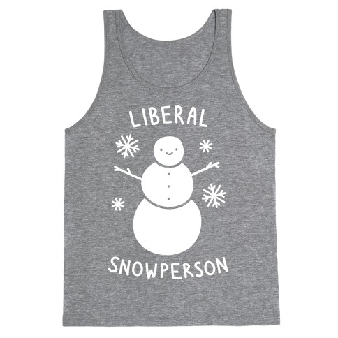 Liberal Snowperson Tank Top