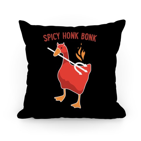 Spicy Honk Bonk Goose Pillow