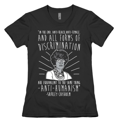Shirley Chisholm White Print Womens T-Shirt