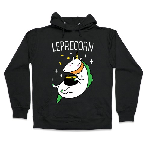 Leprecorn Unicorn Hooded Sweatshirt